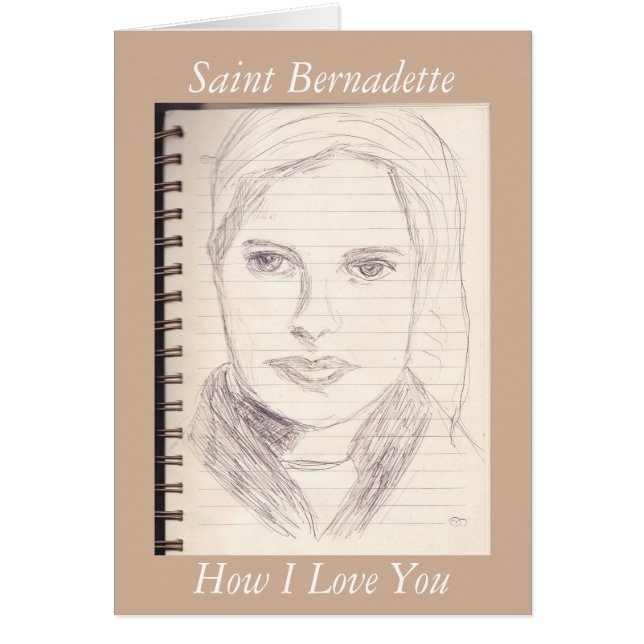 Saint Bernadette hoe ik van je hou (Voorkant)