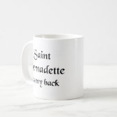 saint bernadette koffie - mok (Voorkant links)