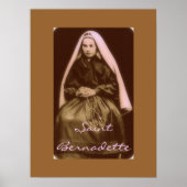 saint bernadette poster (Voorkant)