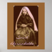 saint bernadette poster (Voorkant)