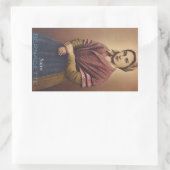 SAINT BERNADETTE RECHTHOEKIGE STICKER (Tas)