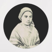 Saint Bernadette Soubirous as a child Labels (Design 2)