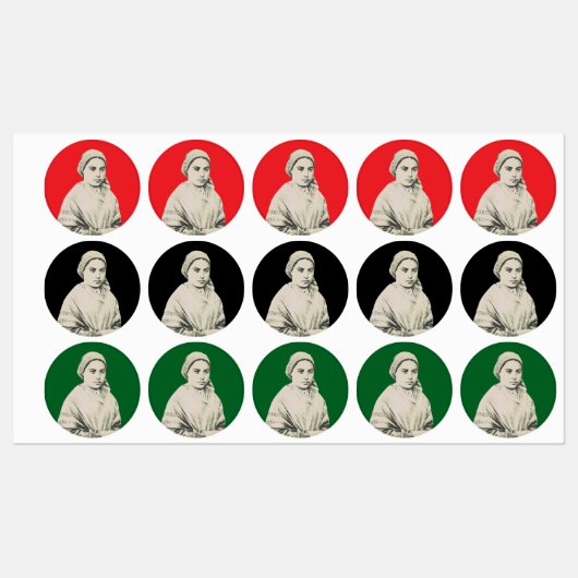 Saint Bernadette Soubirous as a child Labels (Vel)