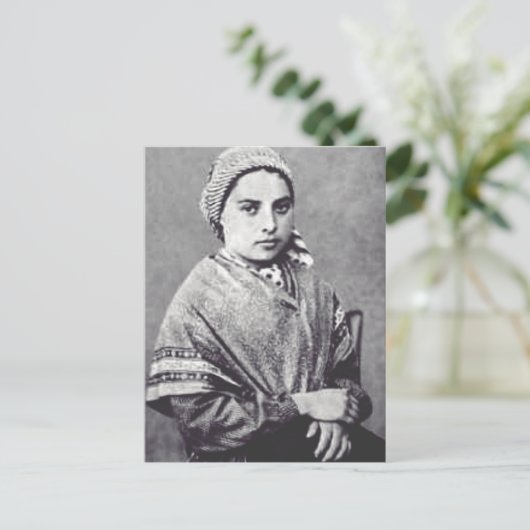 Saint Bernadette Soubirous Briefkaart (Staand voorkant)