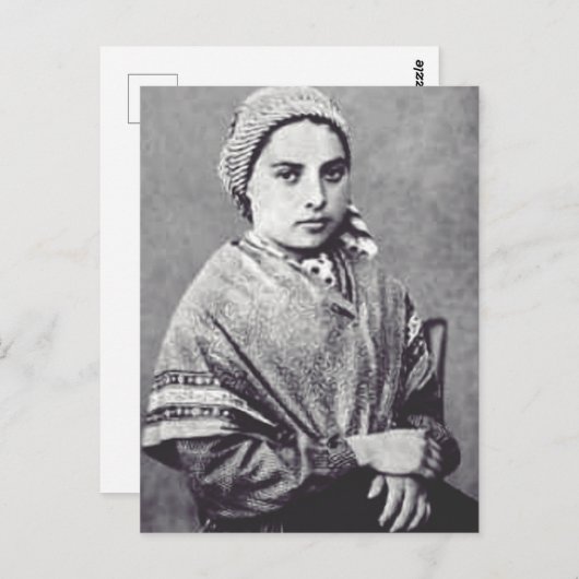 Saint Bernadette Soubirous Briefkaart (Voorkant / Achterkant)
