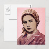 SAINT BERNADETTE SOUBIROUS BRIEFKAART (Voorkant / Achterkant)