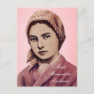 SAINT BERNADETTE SOUBIROUS BRIEFKAART