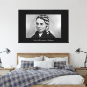 SAINT BERNADETTE SOUBIROUS CANVAS AFDRUK (Insitu (Slaapkamer))