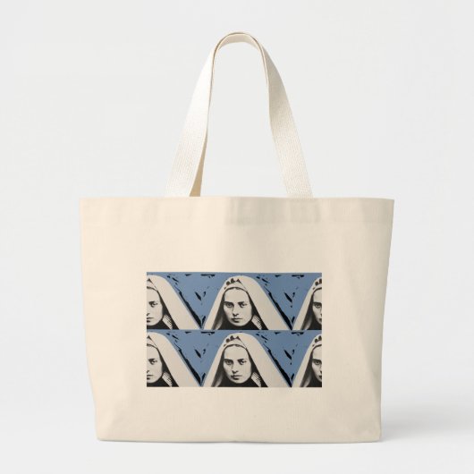 SAINT BERNADETTE SOUBIROUS GROTE TOTE BAG (Voorkant)
