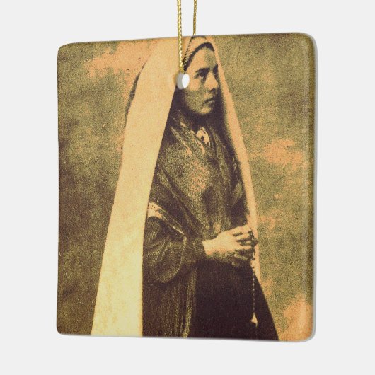 SAINT BERNADETTE SOUBIROUS KERAMISCH ORNAMENT (Links)
