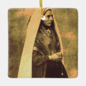 SAINT BERNADETTE SOUBIROUS KERAMISCH ORNAMENT (Voorkant)