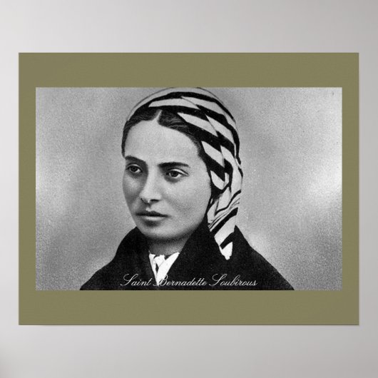 Saint Bernadette Soubirous Poster (Voorkant)