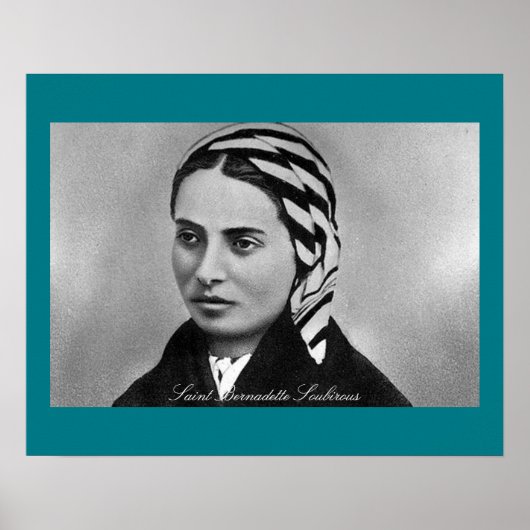 Saint Bernadette Soubirous Poster (Voorkant)