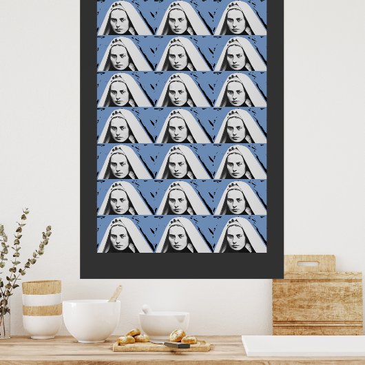 SAINT BERNADETTE SOUBIROUS POSTER (Keuken)