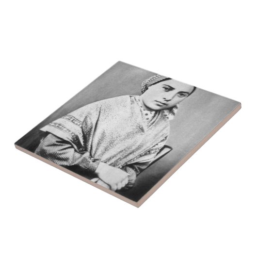 Saint Bernadette Tegeltje (Zijkant)