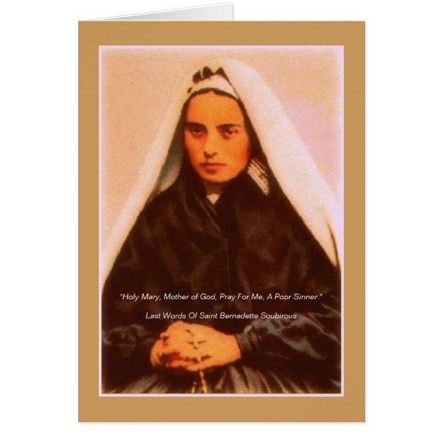 Saint Bernadette van Lourdes (Voorkant)