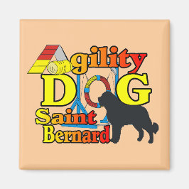 Saint Bernard Agility Gifts Magneet