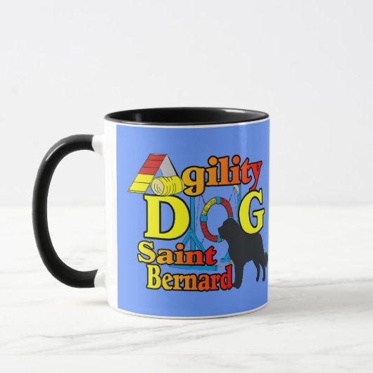 Saint Bernard Agility Gifts Mok (Links)
