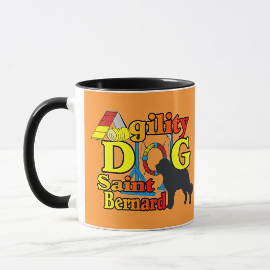 Saint Bernard Agility Gifts Mok (Links)