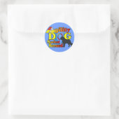 Saint Bernard Agility Gifts Ronde Sticker (Tas)