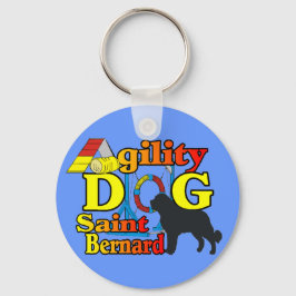 Saint Bernard Agility Gifts Sleutelhanger
