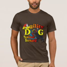 Saint Bernard Agility Gifts T-shirt