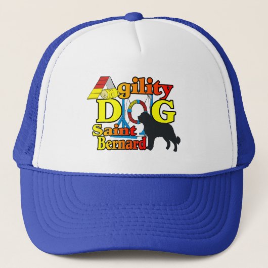 Saint Bernard Agility Gifts Trucker Pet (Voorkant)