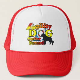 Saint Bernard Agility Gifts Trucker Pet