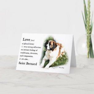 Saint Bernard Art Gifts Kaart