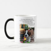 Saint Bernard Art Gifts Magische Mok (Links)