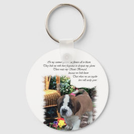 Saint Bernard Art Gifts Sleutelhanger