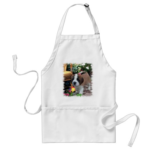 Saint Bernard Art Gifts Standaard Schort (Voorkant)
