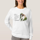 Saint Bernard Art Gifts T-shirt (Voorkant)