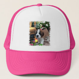 Saint Bernard Art Gifts Trucker Pet