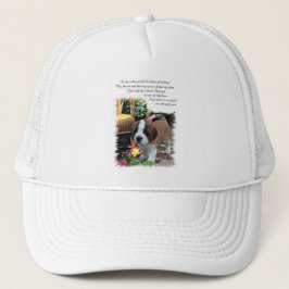 Saint Bernard Art Gifts Trucker Pet