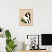 Saint Bernard Art Print (Thuiskantoor)