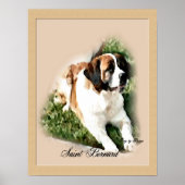 Saint Bernard Art Print (Voorkant)