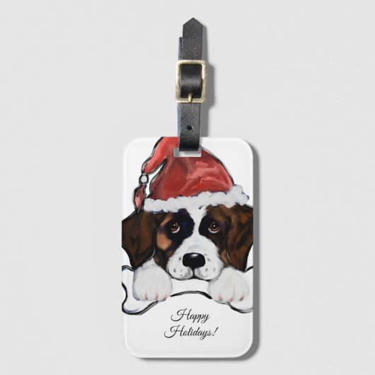 Saint Bernard  Bagagelabel (Voorkant (verticaal))