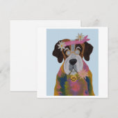 Saint Bernard Bedankkaart (Voorkant / Achterkant)