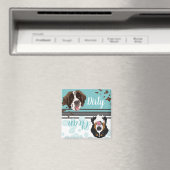 Saint Bernard Bernese Dirty/Clean Dishwasher Magneet (Insitu (Vaatwasser))