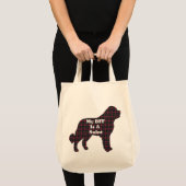 Saint Bernard BFF Canvas tas (Voorkant (product))