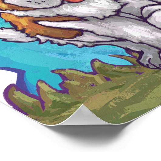 Saint Bernard Birthday Banner Poster (Hoek)