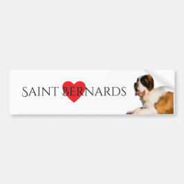 Saint Bernard Bumpersticker