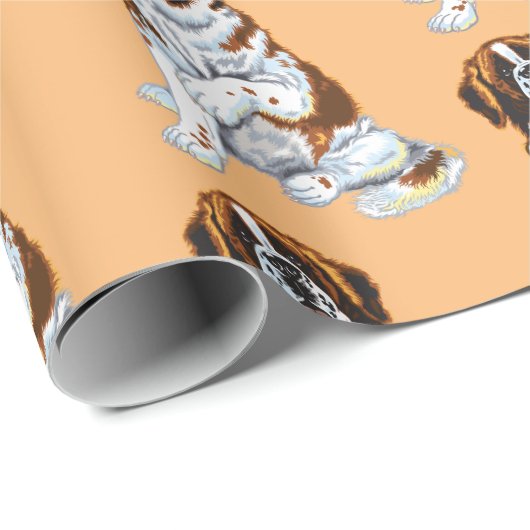 saint bernard cadeaupapier (Rol Hoek)