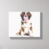 Saint Bernard Canvas Afdruk (Voorkant)