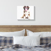 Saint Bernard Canvas Afdruk (Insitu (Slaapkamer))