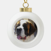 Saint Bernard Ceramic Ornament (Voorkant)