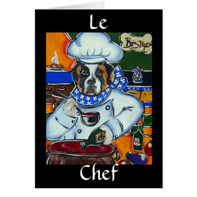 Saint Bernard Chef (Voorkant)