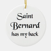 saint bernard coffee mug keramisch ornament (Voorkant)