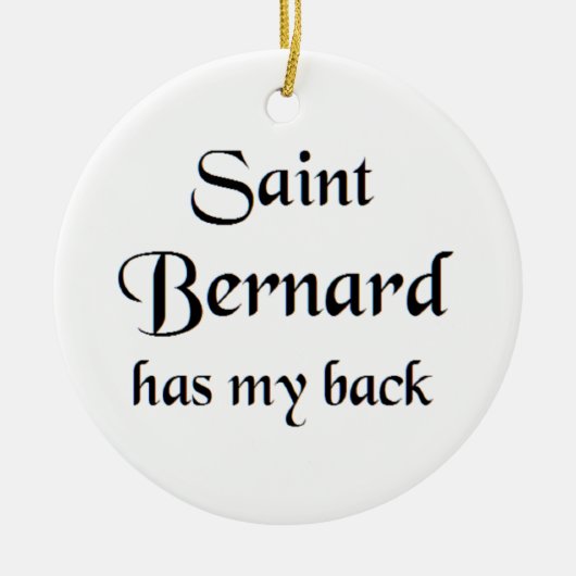 saint bernard coffee mug keramisch ornament (Voorkant)